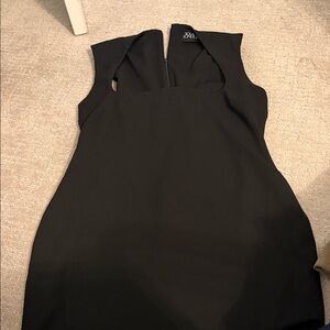 Elegant Black Sleeveless Dress Solace London